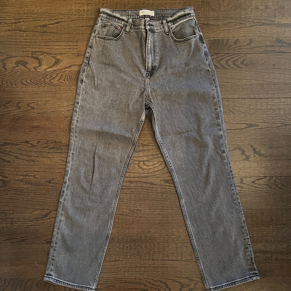 Abercrombie curve love ankle straight jeans